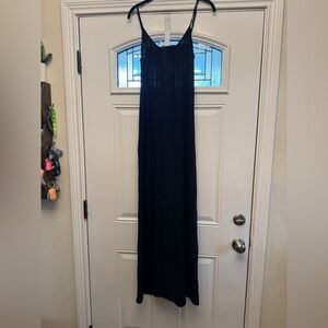 Express open back detail stretchy maxi dress